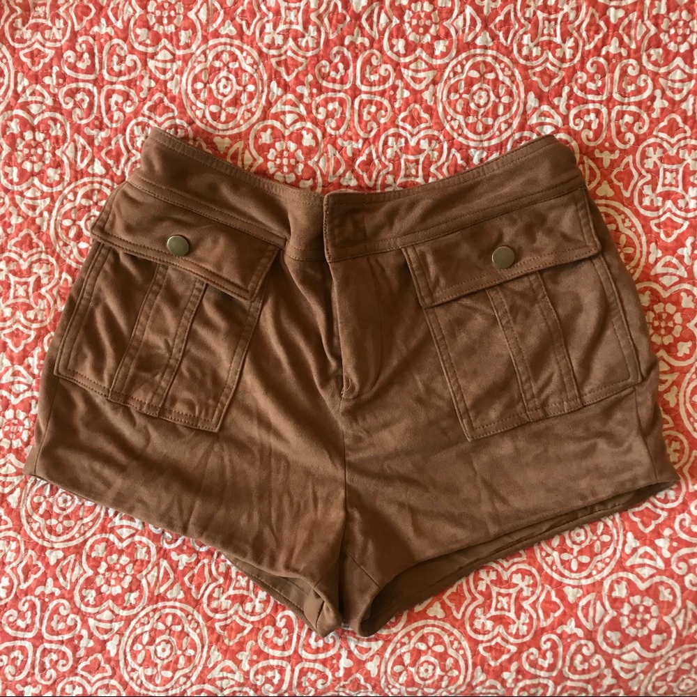 Forever 21 Faux Suede Shorts size small